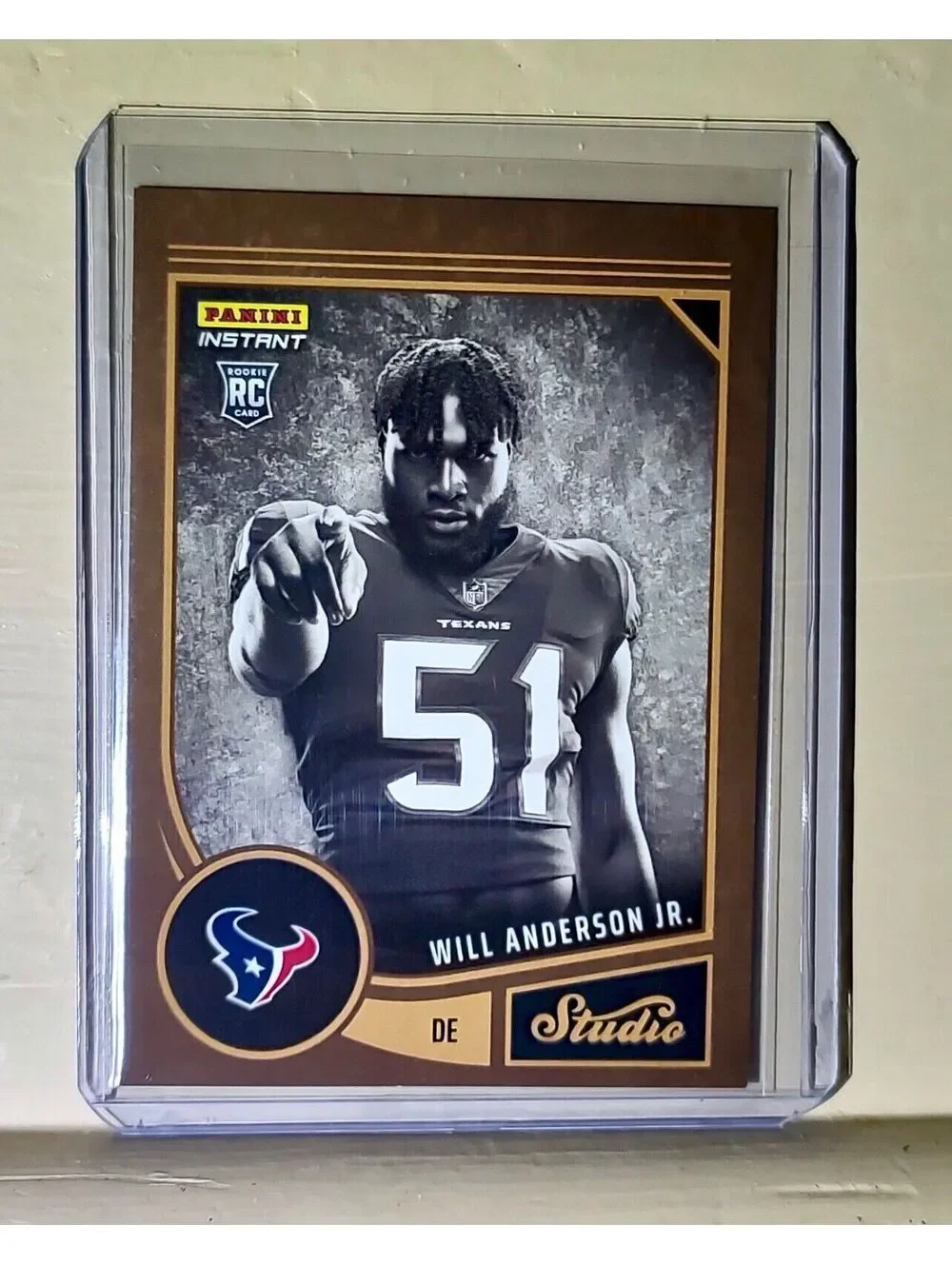 Will Anderson Jr. 2023 Panini NFL Studio Rookies #29 Rookie Card 1/370